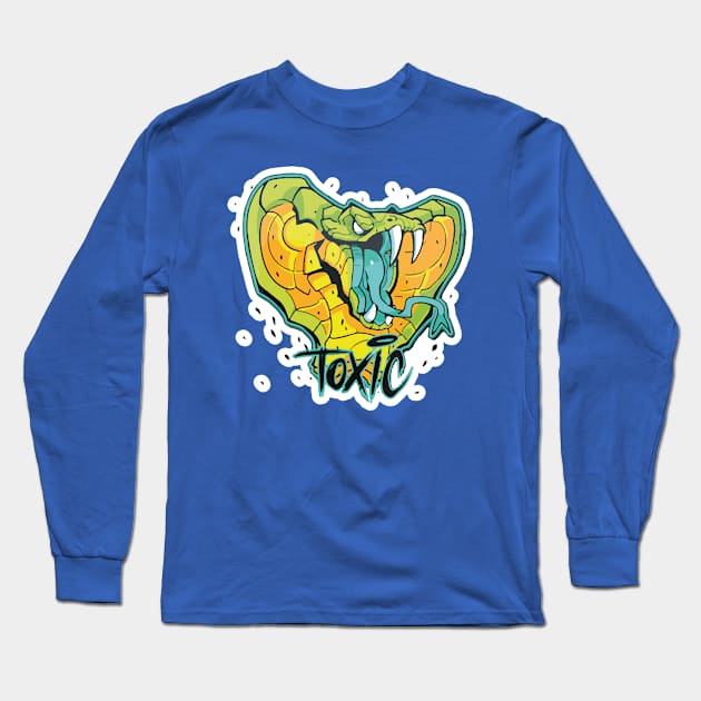 Toxic Long Sleeve T-Shirt by Tad